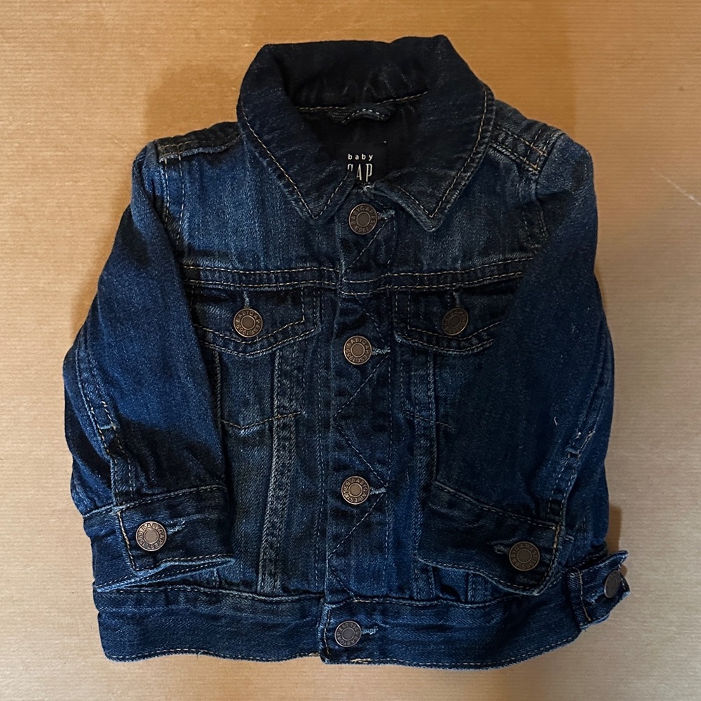 GAP Dark Blue Kids Denim Jacket